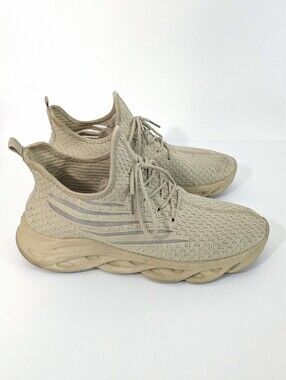 EpicStep Tan Sneakers - Size 11 Womens - Beige Epic Step Woven Running Shoes